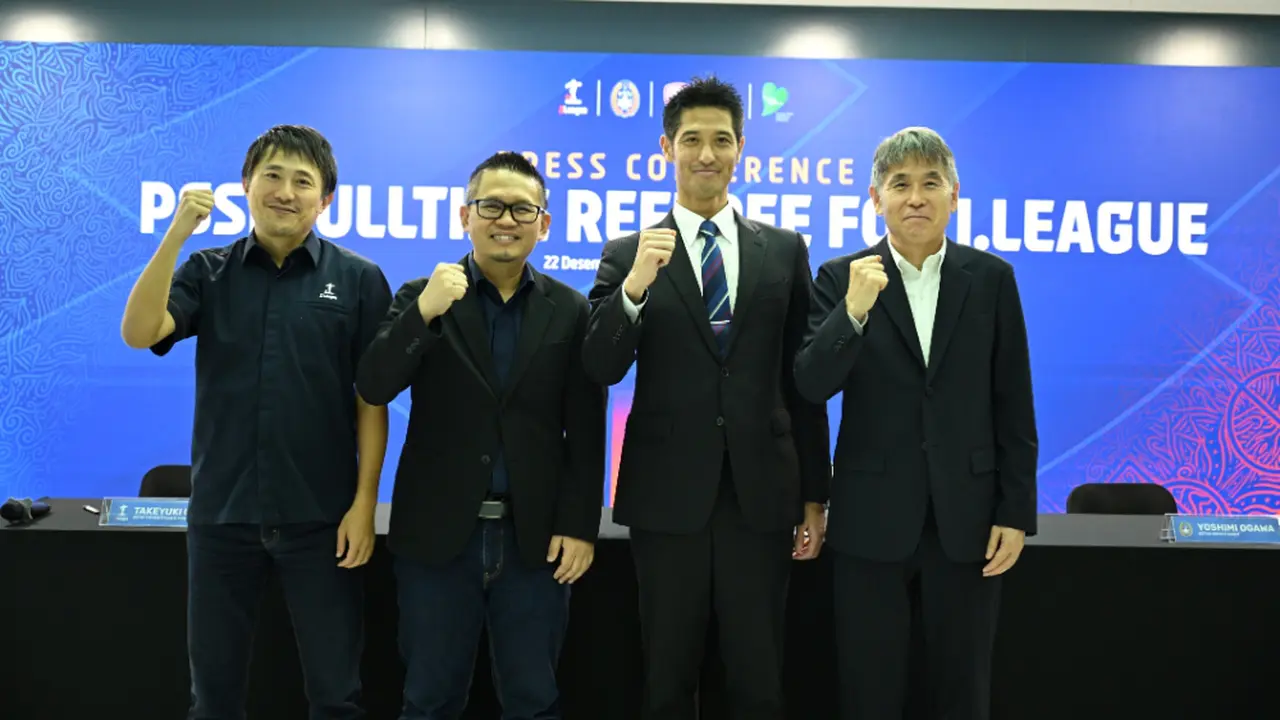 Yudai Yamamoto (tiga dari kanan) akan bertugas secara penuh di BRI Super League 2025/2026