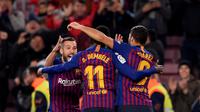 Barcelona menang 3-1 atas Leganes pada laga pekan ke-20 La Liga Spanyol, di Camp Nou, Minggu (20/1/2019) malam waktu setempat. (AFP/Josep Lago)