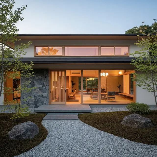 Desain Rumah Sederhana Tapi Mewah dengan Interior Natural