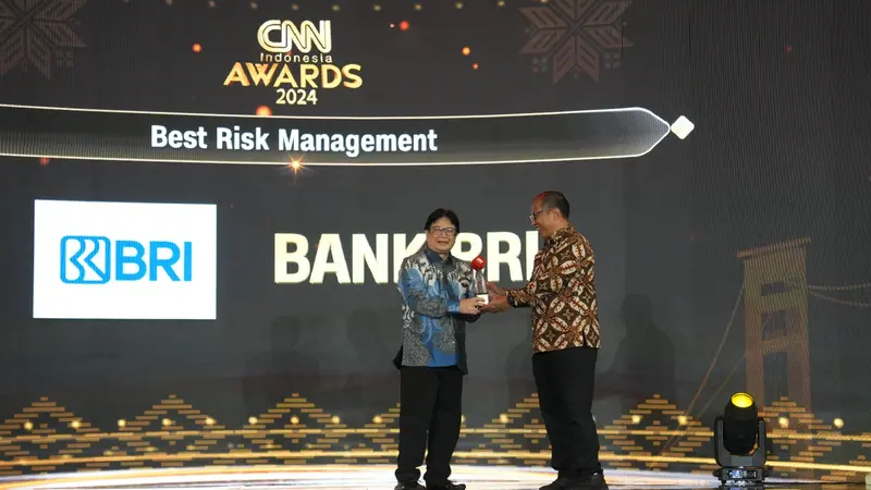 BRI Raih Penghargaan Best Risk Management di CNN Indonesia Awards