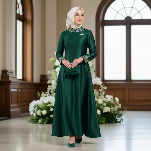 Model Gamis Old Money untuk Lebaran 2026