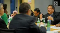 Menteri PPN / Kepala Bappenas Bambang Brodjonegoro melakukan pertemuan dengan World Bank dan IFC bahas kerja sama teknis dan investasi untuk mendorong pembangunan infrastruktur di World Bank, Washington DC, Rabu (11/10). (Liputan6.com/Pool/Bappenas)