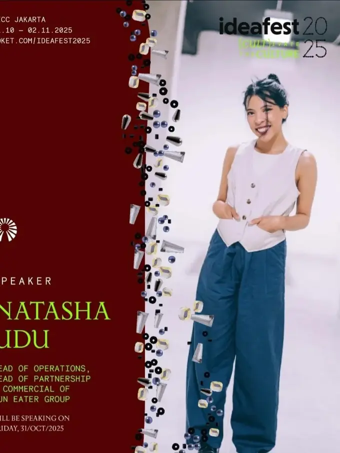 Dari Panggung Musik ke Ruang Ide: Natasha Udu Hadirkan Perspektif Baru di IdeaFest 2025 [Dok/instagram/ideafestid]