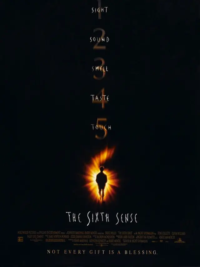 Poster film The Six Sense. (Foto: Hollywood Pictures/ IMDb)