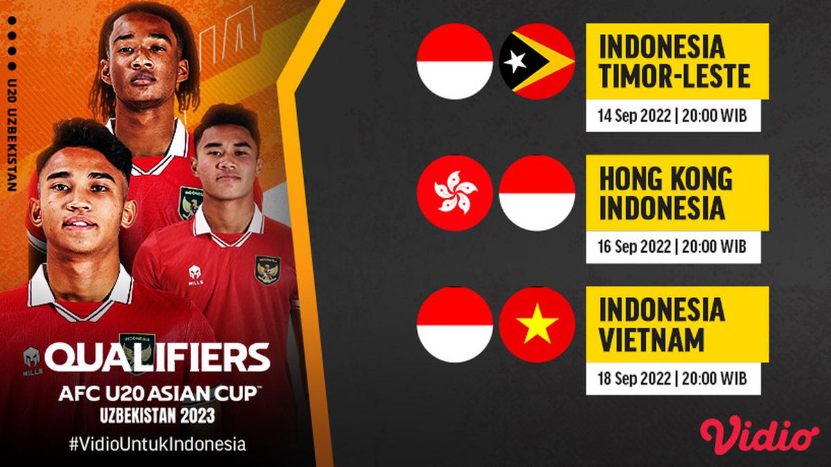 Saksikan Live Streaming Kualifikasi Piala Asia U-20: Aksi Timnas U-19 Indonesia di Vidio - Vimarsana News