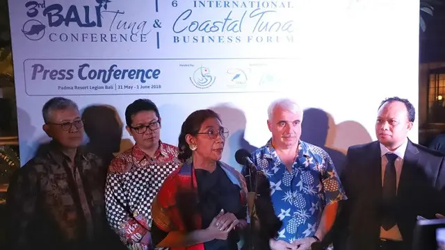 Menteri Kelautan dan Perikanan Susi Pudjiastuti di 3rd Bali Tuna Conference (Dok Foto: Humas KKP)