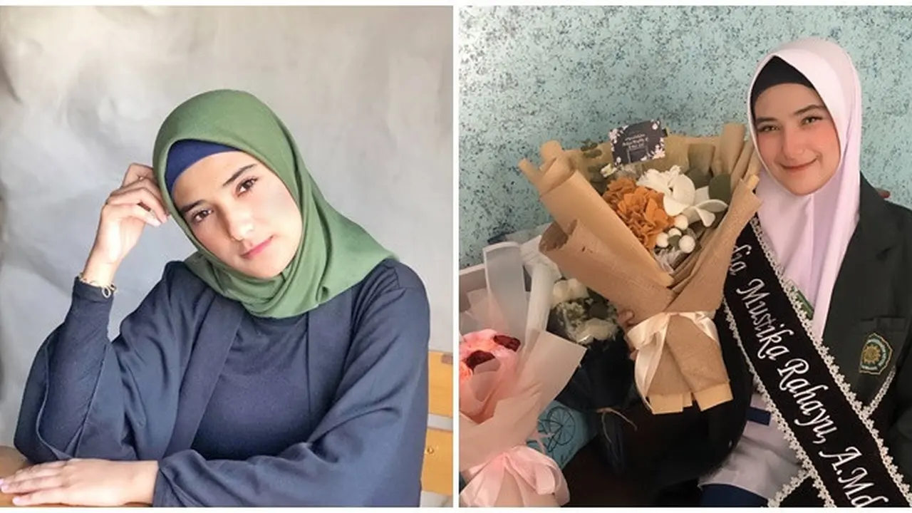 5 Potret Nadya Mustika Istri Rizki DA Usai Sidang Skripsi, Ungkap Rasa Syukur