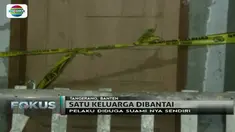 Diduga karena utang, seorang pria di Tangerang, Banten, tega membantai istri dan kedua anaknya di rumahnya sendiri.