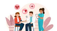 Ilustrasi cek kondisi kesehatan, dokter. (Photo created by pikisuperstar on www.freepik.com)