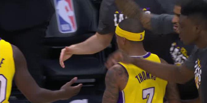 VIDEO : Cuplikan Pertandingan NBA, Lakers 116 vs Spurs 112
