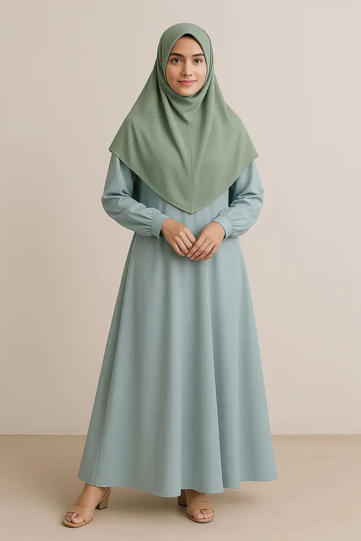 10 Model Gamis Wanita Sederhana yang Syari Tapi Tetap Elegan, Cocok untuk yang Aktif di 2025
