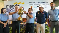 Press Conference Mandiri Indonesia Open 2024 di Damai Indah Golf &ndash; PIK Course, Jakarta, 9 Juli 2024.