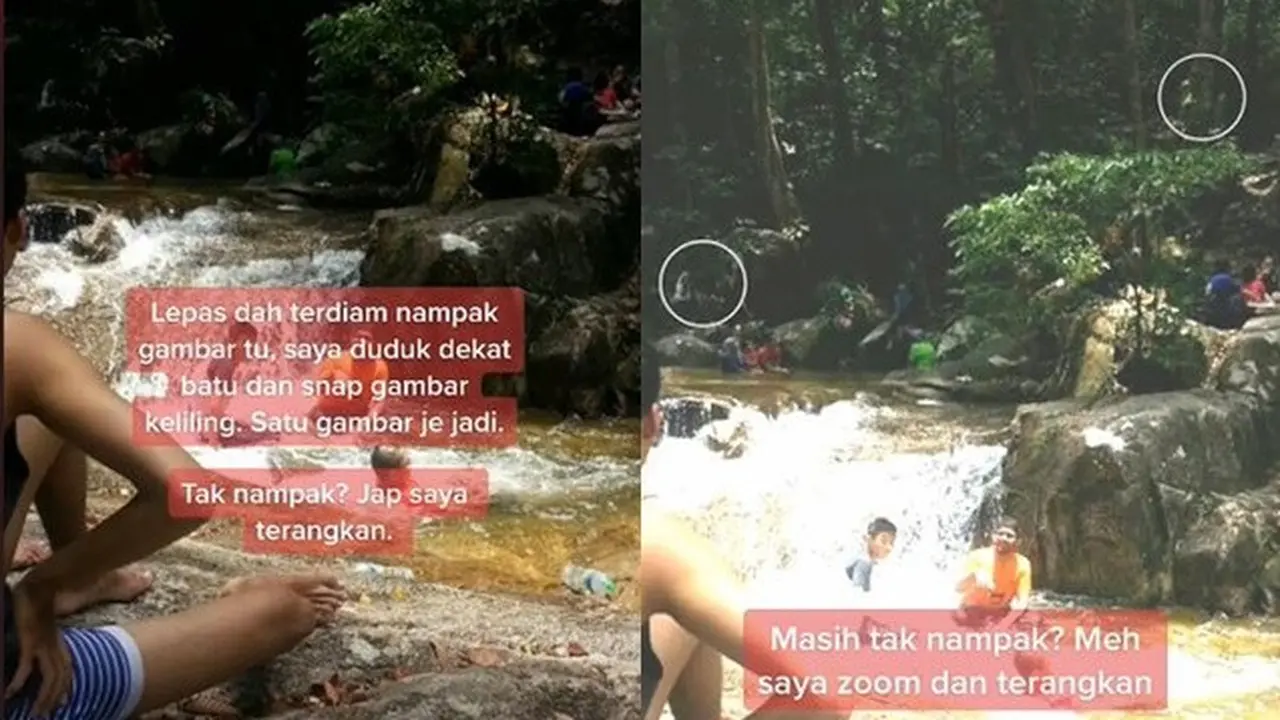 Viral, Asyik Main di Air Terjun Pria Ini Alami Kejadian Mistis