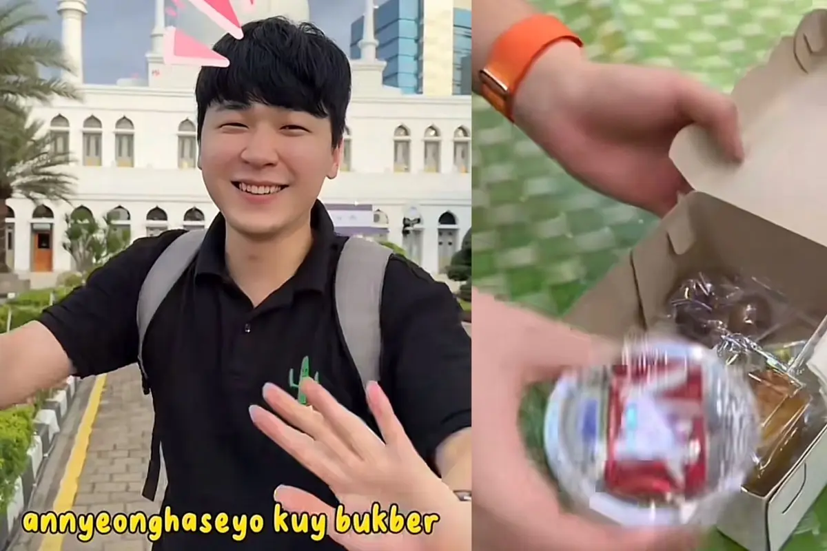 Seorang mualaf asal Korea Selatan membagikan pengalamannya saat berbuka puasa di masjid