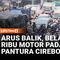 Memasuki H+4 Lebaran, arus balik pemudik masih terpantau tinggi di jalur Pantura, Kabupaten Cirebon, Jawa Barat, Kamis pagi. Ribuan kendaraan, khususnya sepeda motor, mendominasi ruas arteri menuju arah Jakarta dan sekitarnya. Sejak dini hari, tercat...