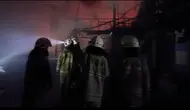 Kebakaran Lapak di Kembangan Jakbar
