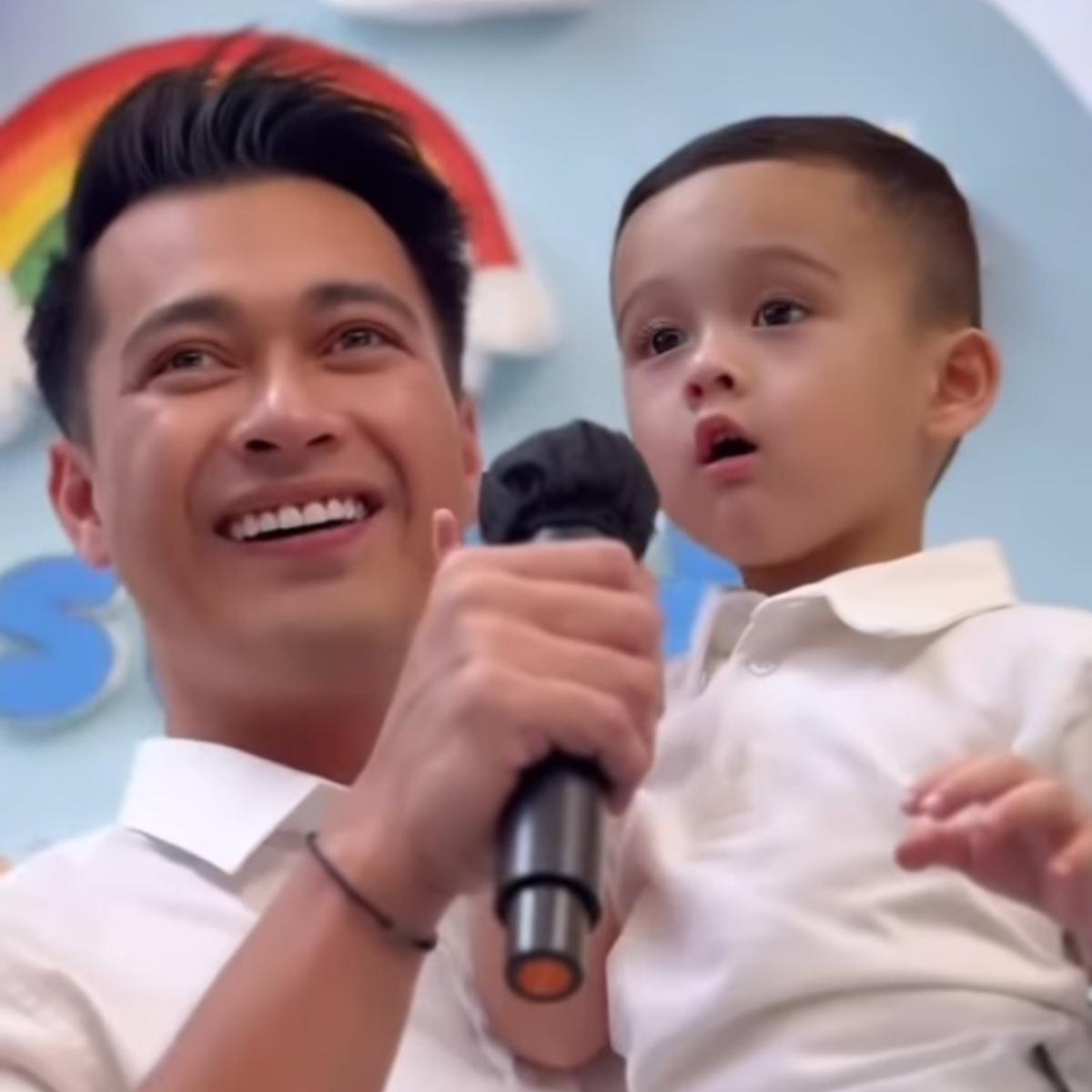 Potret Ulang Tahun Akshay Anak Bungsu Eza Gionino yang ke-2