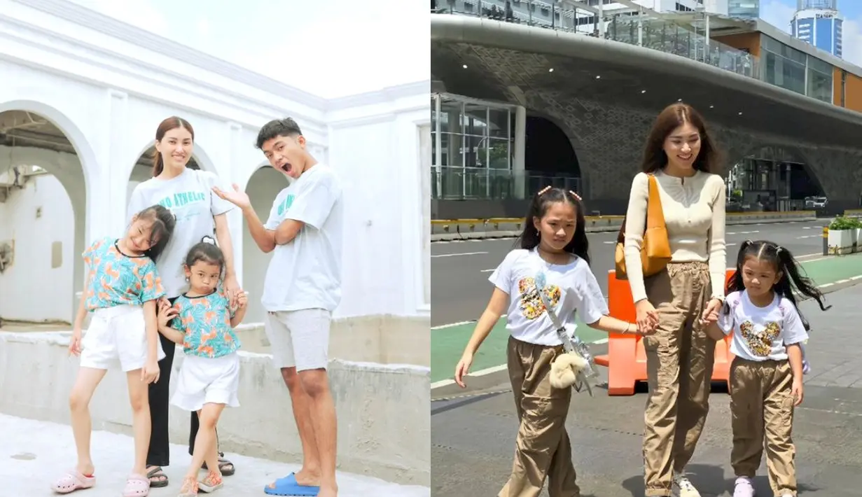 <p>Hangout bareng, Sarwendah dan anak-anaknya pilih outfit yang kasual dan nyaman. Seperti padu padan kaus dan celana panjang. [@sarwendah29]</p>
