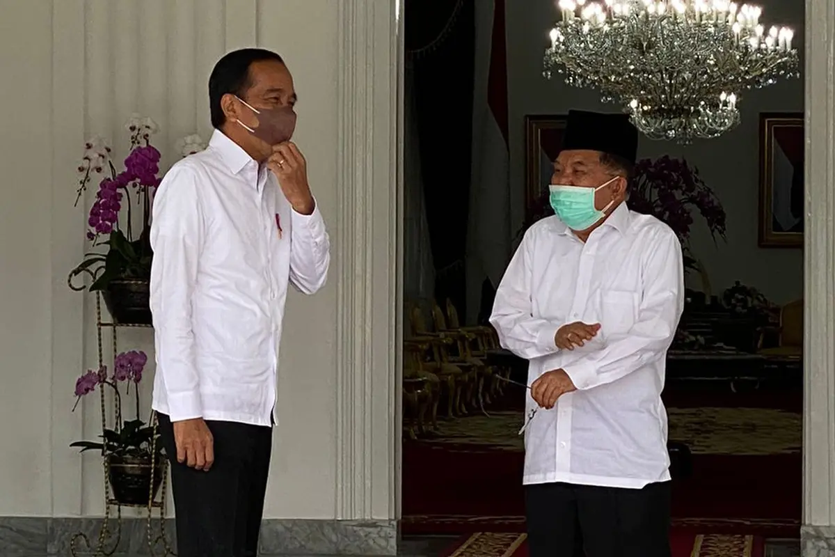 Jokowi dan JK bertemu di Istana Yogyakarta