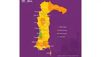 Zona Penyebaran Covid-19 di Sulawesi Selatan (Liputan6.com/Doc:Dinkes Sulsel)