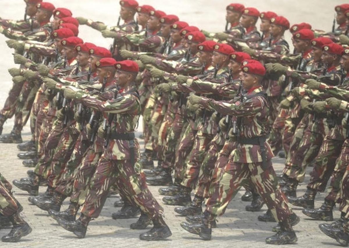Aksi tiga pasukan elit di HUT TNI ke-70