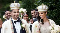 Pangeran dan Putri Ethiopia, Joel Makonnen dan Ariana Austin. (Instagram/chezariana)