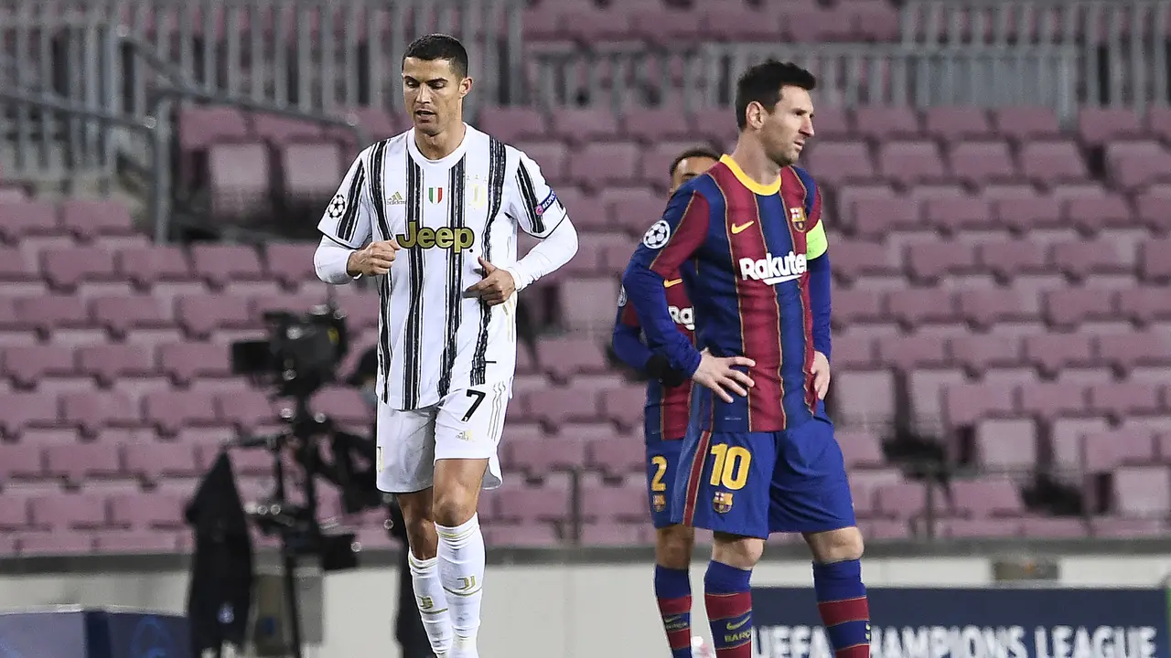 FOTO: Lionel Messi vs Cristiano Ronaldo, Persaingan Rekor di Babak 16 Besar Liga Champions