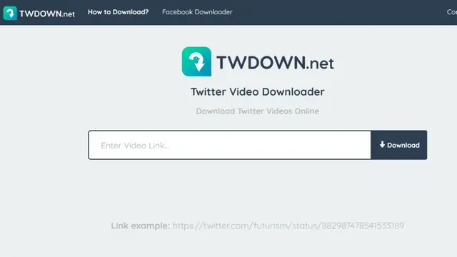 Tampilan Website TWDOWN.net (twdown.net)