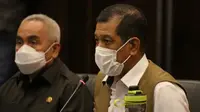 Ketua Satgas Penanganan COVID-19, Doni Monardo mendorong Pemerintah Provinsi Kalimantan Timur agar dapat meningkatkan porsi upaya pencegahan COVID-19 dalam rapat koordinasi di Kalimantan Timur, Balikpapan, Senin (9/11/2020). (Badan Nasional Penanggulangan Bencana/BNPB)