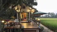 6 Inspirasi Desain Rumah Modern dan Indah di Pinggir Sawah, Hati Tenang dan Nyaman dengan Sentuhan Islami