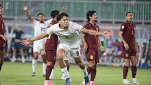 Striker debutan Timnas Indonesia, Mitchell Baker, langsung tampil cemerlang dalam laga pertamanya bersama Tim Garuda. Dua gol dicetak ke gawang Kamboja hanya dalam 15 menit pertama penampilannya di Piala AFF 2026, Senin (27/7/2026). (Kapanlagi.com/Budy Santoso)