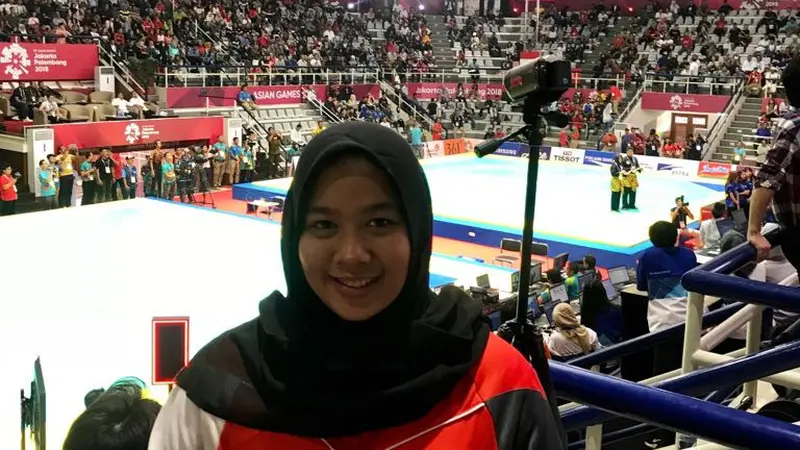 Henny Listiani jadi sport trainer Tim Pencak Silat Singapura di Asian Games 2018.