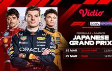 Live Streaming F1 GP Jepang 2026 Akhir Pekan Ini, Tayang Eksklusif di Vidio
