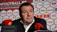 Pelatih tim nasional Belgia, Marc Wilmots. 