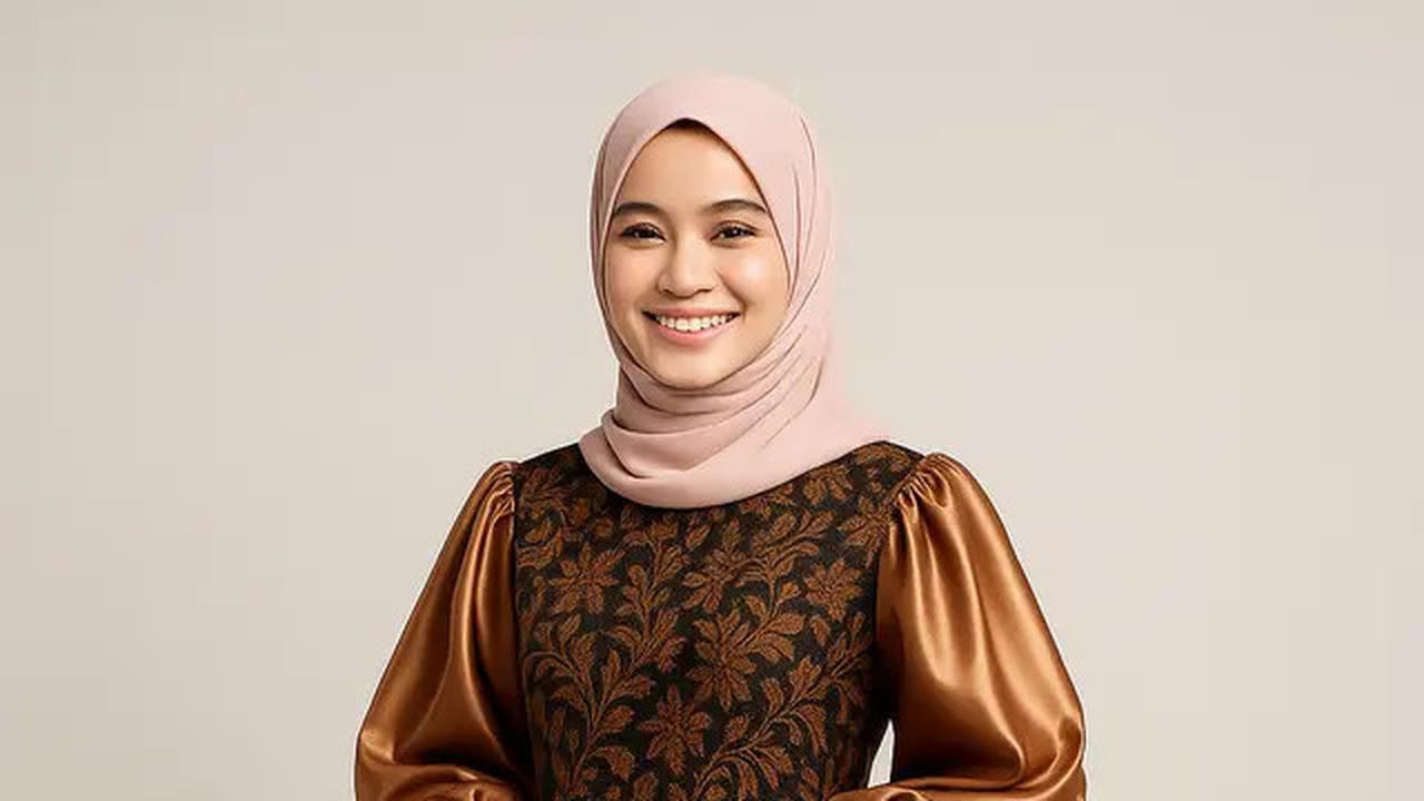 8 Model Gamis Batik Kombinasi Satin Mengkilap, Bikin Penampilanmu Mewah dan Elegan