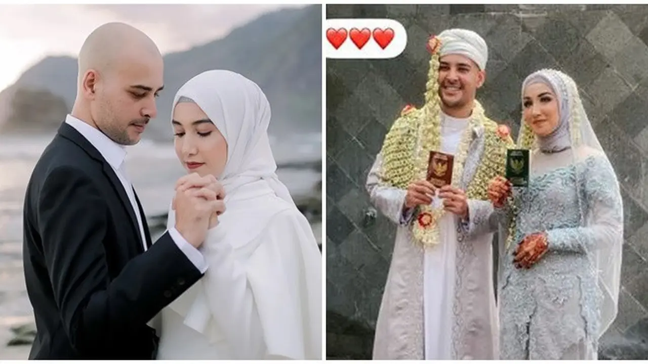 7 Momen Akad Nikah Riza Shahab dan Sonia Alattas, Digelar Mewah Serba Putih