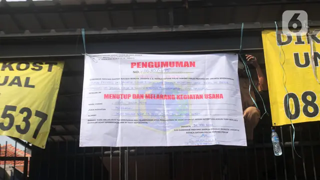 FOTO: Jadi Tempat Prostitusi Anak, Hotel Wisma Prima Ditutup Permanen