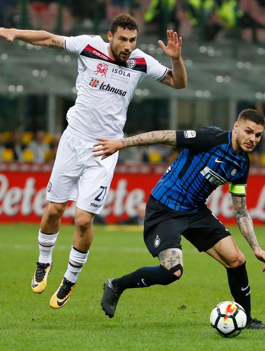 FOTO Inter Milan Berondong 4 Gol ke Gawang Cagliari Foto