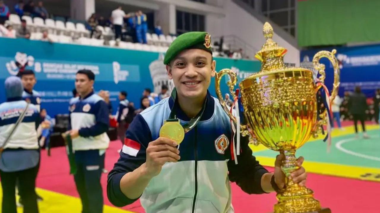 Sosok Serda Kadek Adi Raih Medali Emas Asian Pencak Silat Championship di Uzbekistan, Ternyata Berlatih Sejak Usia 5 Tahun