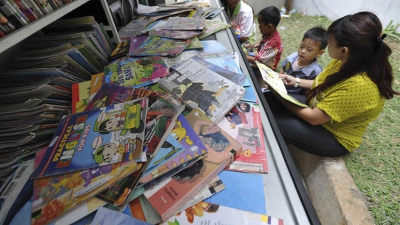 Potret ceria anak-anak Kp Pulo bermain sambil belajar di Rusunawa