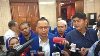 Sekjen PAN Eddy Soeparno di arena Rapimnas PAN, di Hotel Bidakara, Jakarta, Minggu 13 November 2016 malam. (Taufiqurrahman/Liputan6.com)