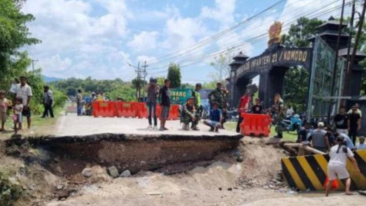 Jembatan Oelmasi Ambruk, Jalur Vital Trans Timor Lumpuh Total