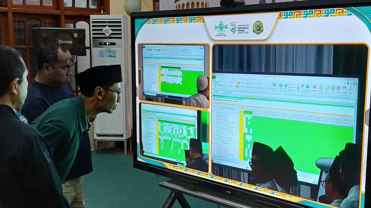 Hasil Tabulasi AHWA Muktamar NU. (Merdeka.com/Erwin)