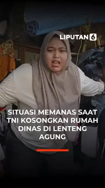 Situasi Memanas Saat TNI Kosongkan Rumah Dinas di Lenteng Agung