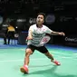 Tunggal putra Indonesia Anthony Sinisuka Ginting lolos ke babak kedua Australia Open 2017. (Humas PP PBSI)