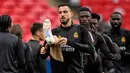 Real Madrid juga berambisi untuk bisa menjuarai Liga Champions untuk ke-15 kalinya. (INA FASSBENDER/AFP)
