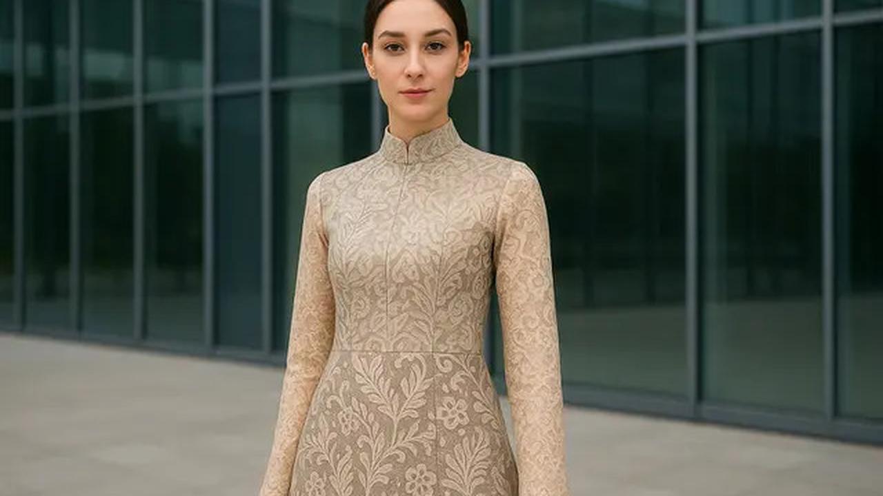 20 Model Dress Batik Kombinasi Brokat Lengan Panjang, Anggun untuk Acara Resmi dan Kondangan