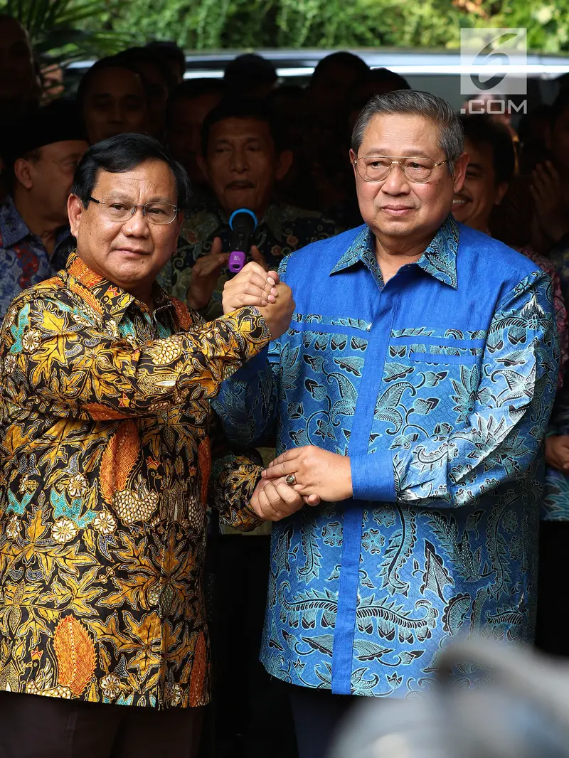 SBY Resmi Usung Prabowo sebagai Calon Presiden 2019