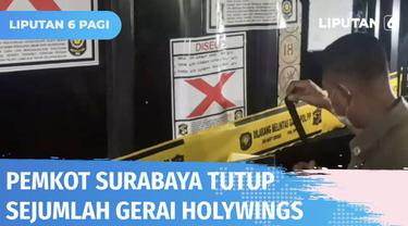 Penyegelan outlet Holywings di Jalan Basuki Rahmat Surabaya dilakukan Satpol PP Kota Surabaya pada Selasa (28/06) malam. Penyegelan ini merupakan buntut promosi miras dengan konten menyinggung isu sara.