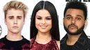 Hubungan Selena Gomez dan Justin Bieber benar-benar membawa The Weeknd pada situasi yang sulit. (E! Online)